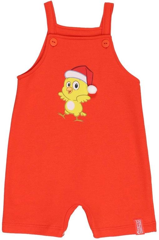 Jardineira Natal Galinha Pintadinha Vermelho