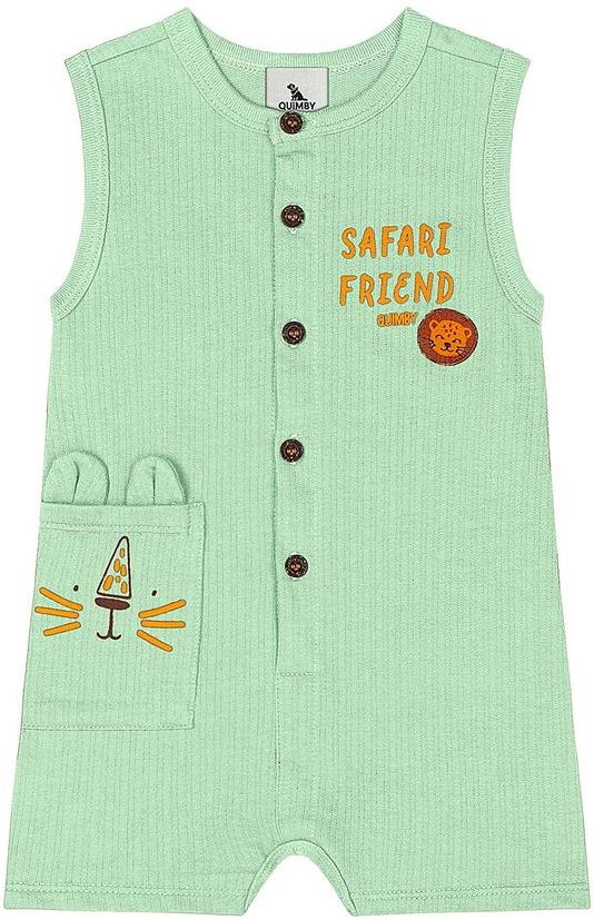 Imagem principal Macaquinho Bebê Menino Verde Quimby Quimby