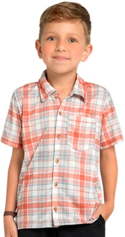 Imagem principal Camisa em Meia Malha Xadrez São João Marrom