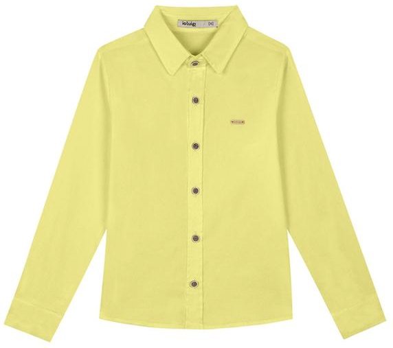 Imagem principal Camisa Menino em Tricoline Amarelo