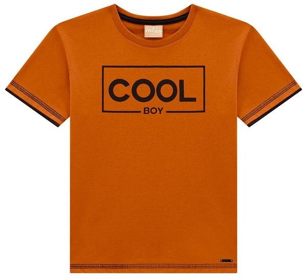 Imagem principal Camiseta Infantil Menino Estampa Marrom Milon Milon