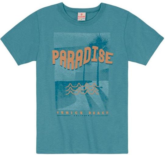 Imagem principal Camiseta Infantil Menino de Surf Azul Brandili Brandili