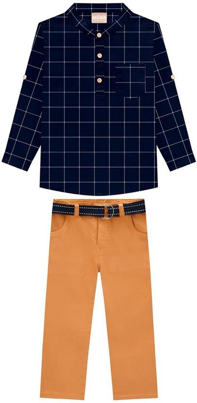 Imagem principal Conjunto Infantil Menino Azul Milon Milon