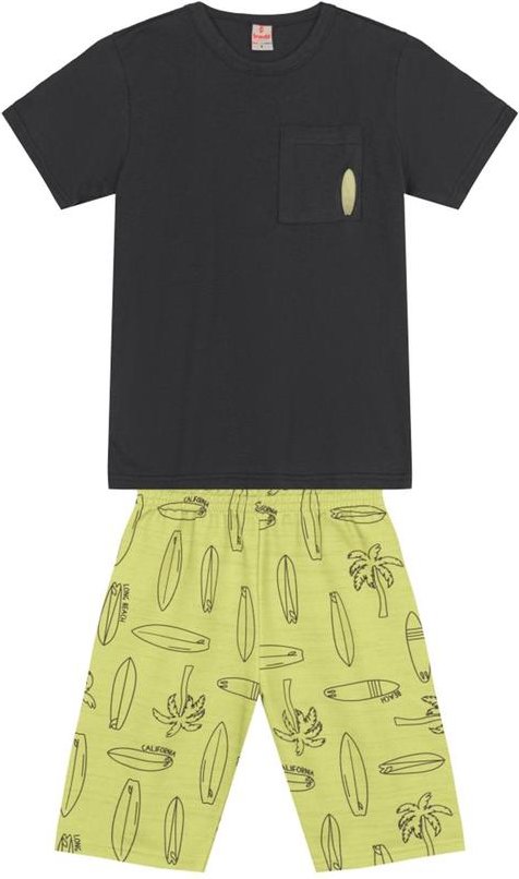 Imagem principal Conjunto Infantil Menino de Surf Cinza Brandili Brandili