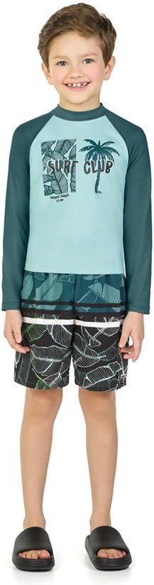 Imagem principal Conjunto Camiseta Manga Longa Uv e Bermuda Verde Marlan Marlan