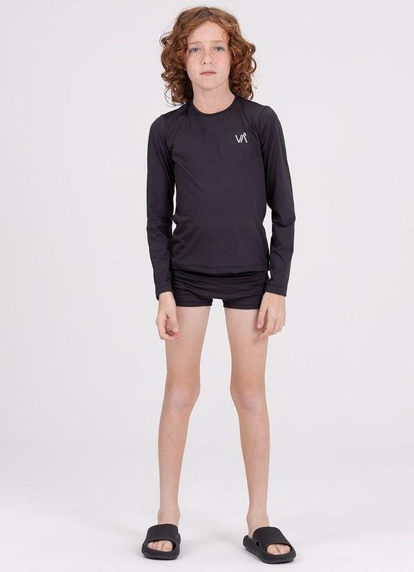 Imagem principal Conjunto Manga Longa Uv 50+ Bordadinho Preto VIDA COSTEIRA VIDA COSTEIRA