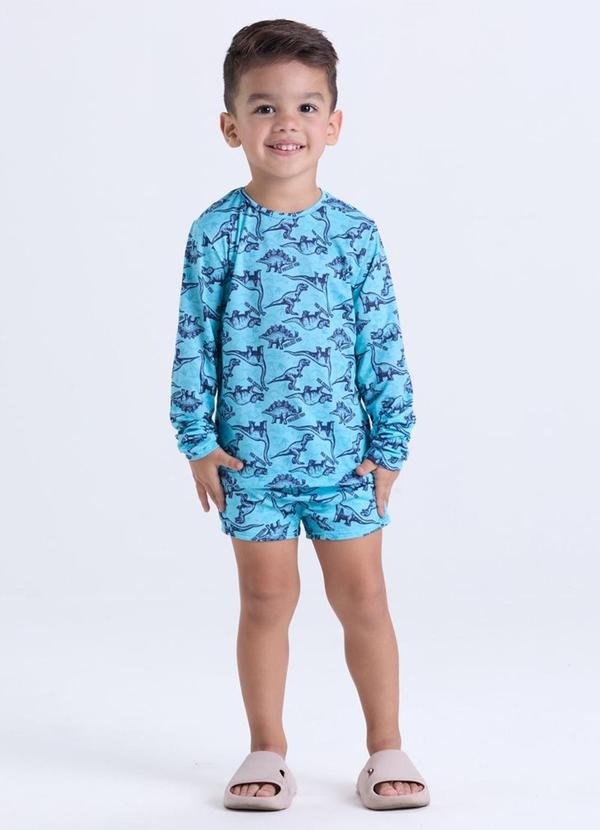 Imagem principal Conjunto Moda Praia Uv50+ Azul Claro VIDA COSTEIRA VIDA COSTEIRA