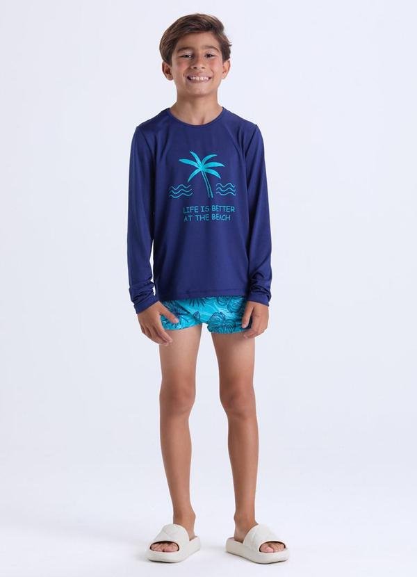 Imagem principal Conjunto Moda Praia Uv50+ Azul Escuro VIDA COSTEIRA VIDA COSTEIRA