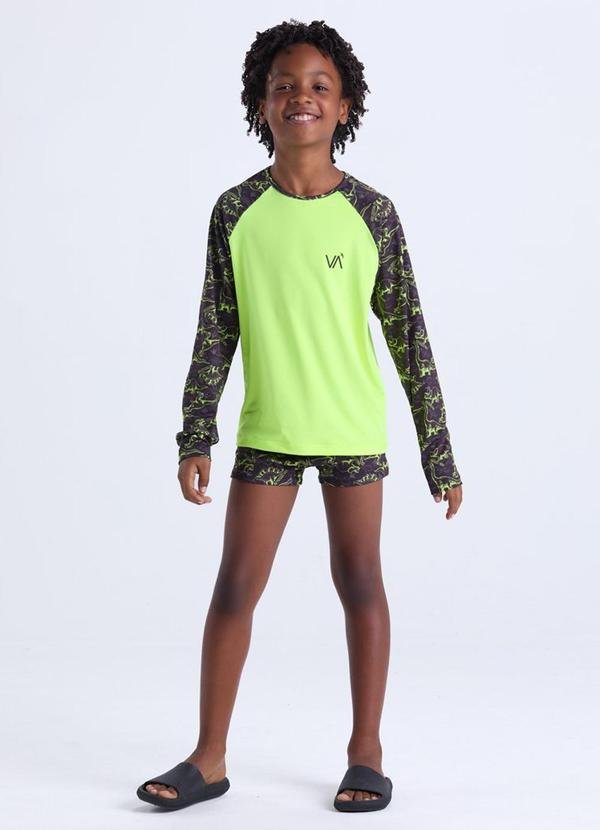 Imagem principal Conjunto Moda Praia Uv50+ Infantil Amarelo VIDA COSTEIRA VIDA COSTEIRA