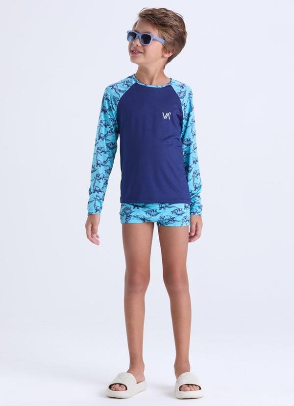 Imagem principal Conjunto Moda Praia Uv50+ Infantil Azul VIDA COSTEIRA VIDA COSTEIRA