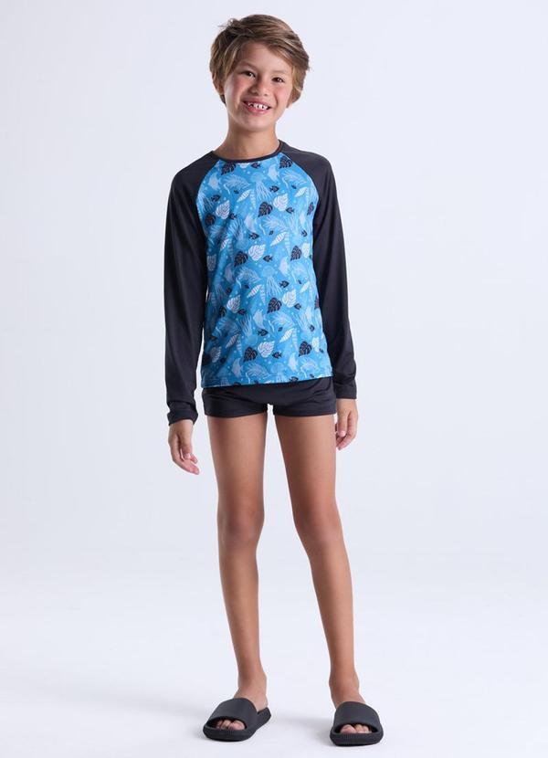 Imagem principal Conjunto Moda Praia Uv50+ Infantil Preto VIDA COSTEIRA VIDA COSTEIRA