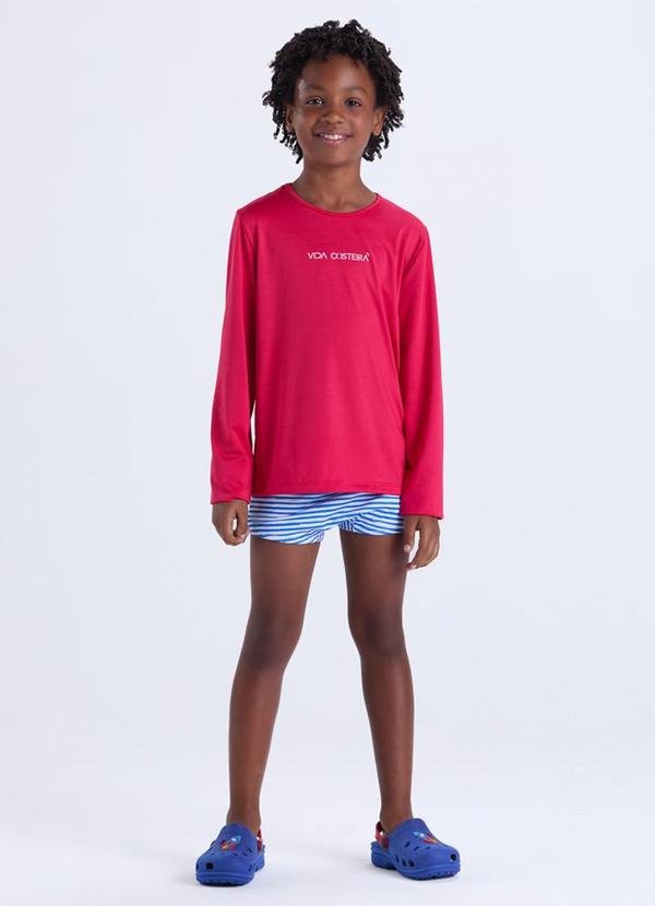 Imagem principal Conjunto Moda Praia Uv50+ Infantil Vermelho VIDA COSTEIRA VIDA COSTEIRA