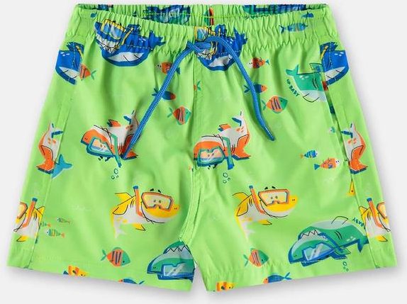 Imagem principal Short Praia Microfibra Forrada Up Baby Verde Up Baby