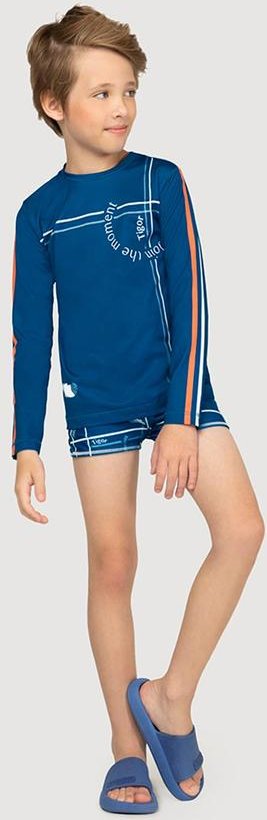 Sunga Boxer Infantil Masculina Tigor Azul