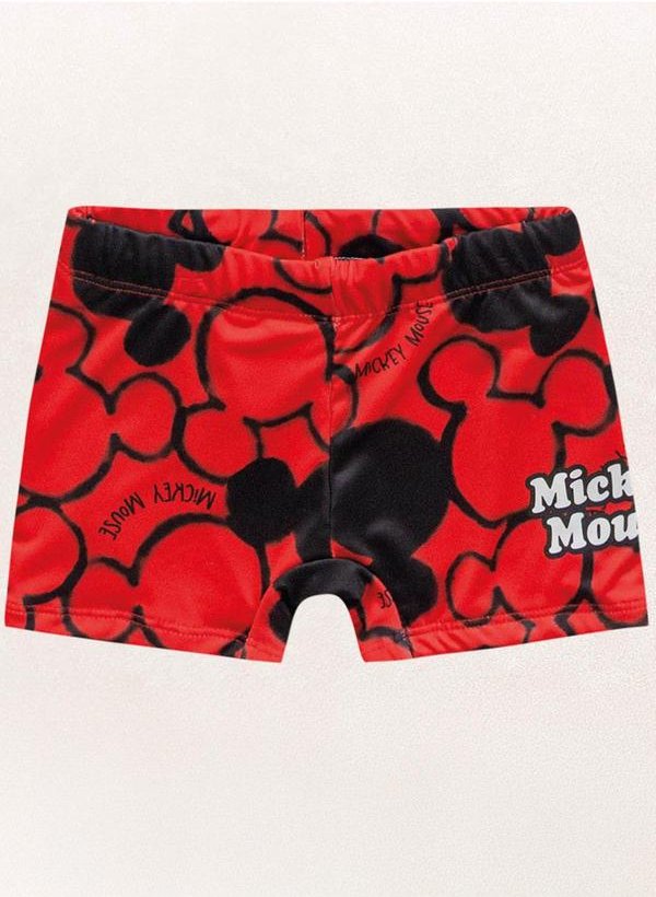 Imagem principal Sunga Boxer Mickey Vermelho Fakini Kids Fakini Kids