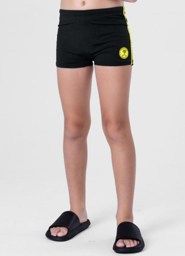 Imagem principal Sunga em Malha Uv Infantil Menino Preto Brandili Brandili