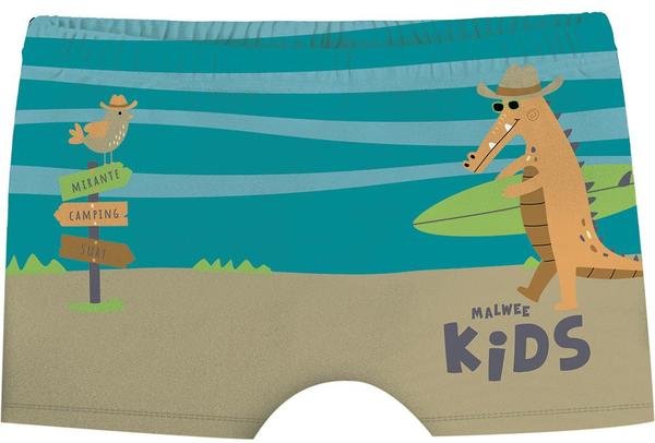 Imagem principal Sunga Verde Turquesa Boxer Malha Uv Malwee Kids Malwee Kids