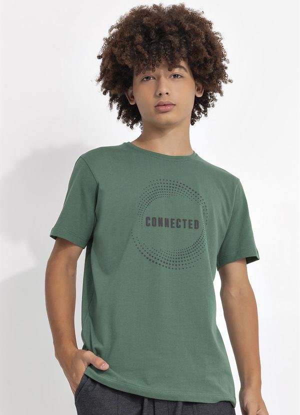 Imagem principal Camiseta em Malha Verde Fakini Fakini