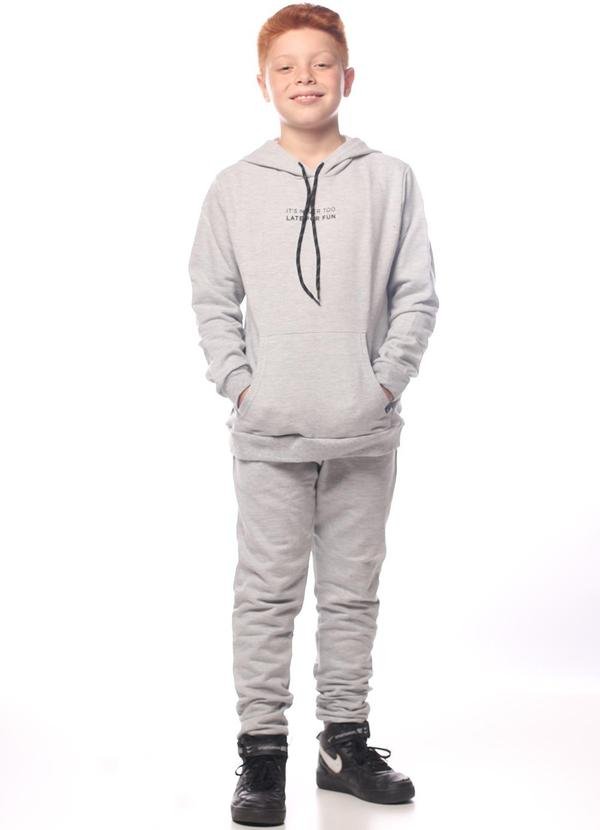 Imagem principal Conjunto Moletom Cinza Pulla Bulla Pulla Bulla