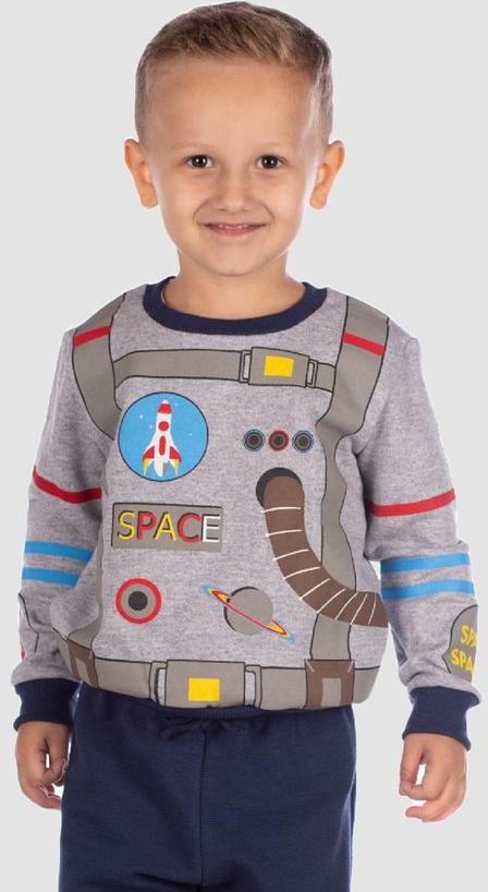 Imagem principal Blusão Estampado Menino Cinza Turminha Turminha