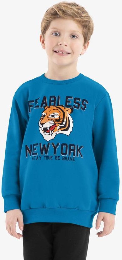 Imagem principal Blusão Infantil em Moletom Azul Rovi Kids Rovi Kids