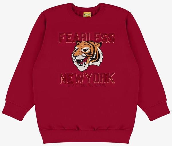 Imagem principal Blusão Infantil em Moletom Vermelho Rovi Kids Rovi Kids