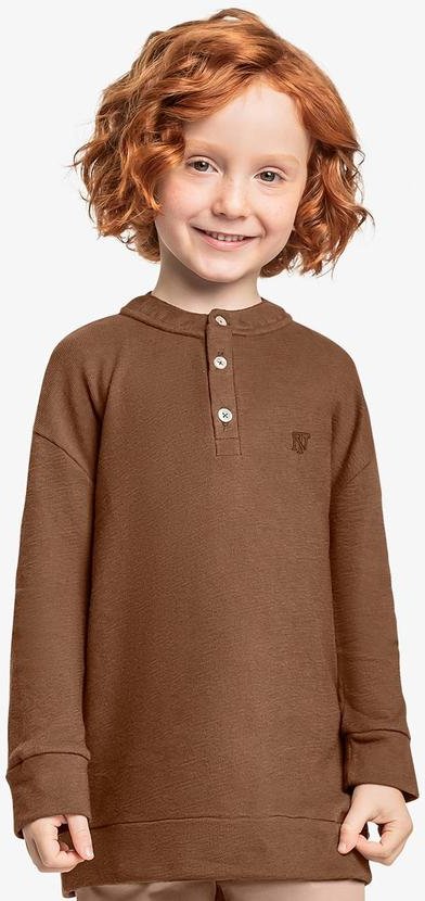Imagem principal Blusão Infantil Marrom Trick Nick Trick Nick