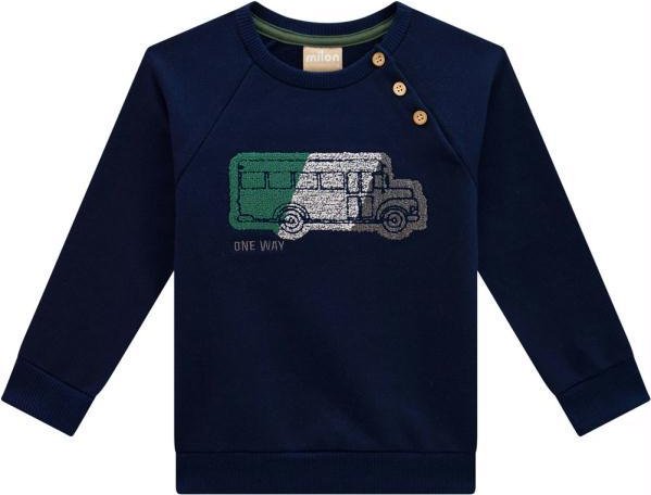 Imagem principal Casaco Infantil Menino Marinho Milon Milon