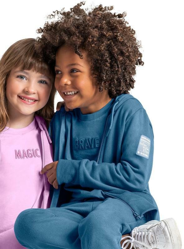 Imagem principal Jaqueta Básica Unissex Infantil Azul Quimby Quimby