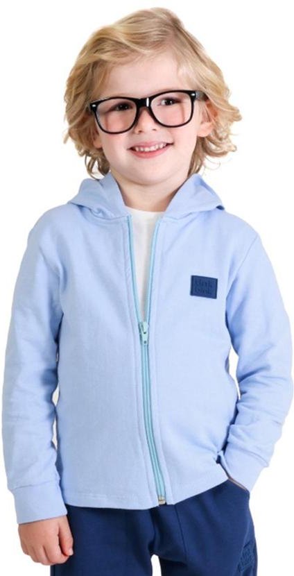 Imagem principal Jaqueta com Capuz em Moletom Azul Tink Bink Tink Bink