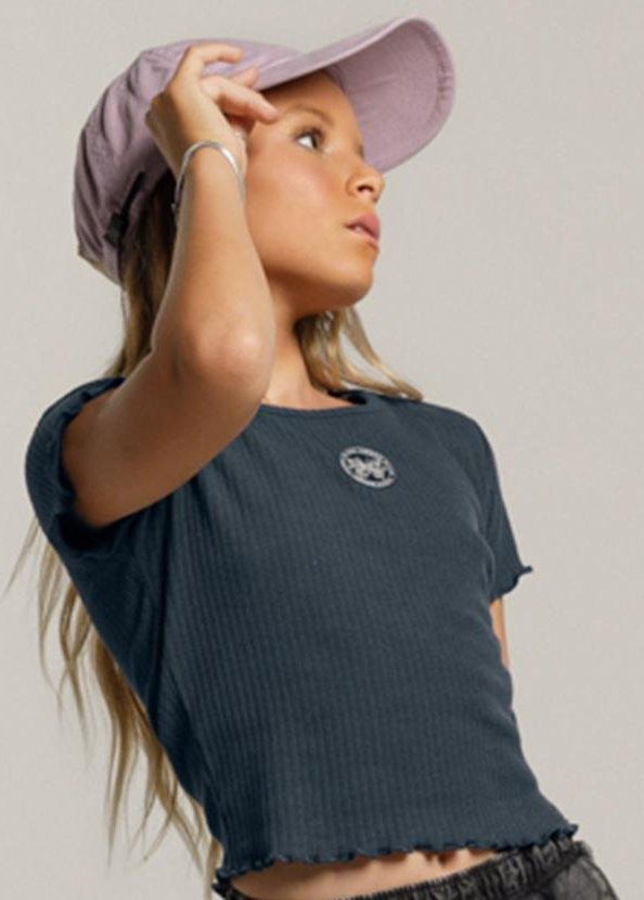 Imagem principal Blusa Cropped Teen Menina Cinza Young Class Young Class