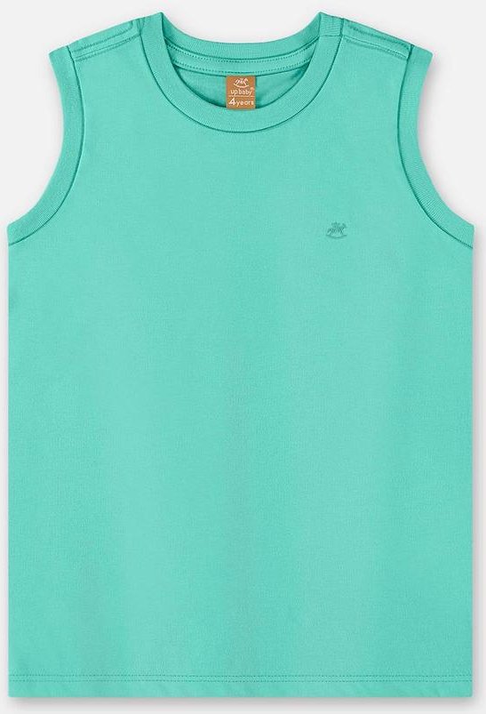 Imagem principal Regata Infantil Masculina Básica Verde Up Baby Up Baby