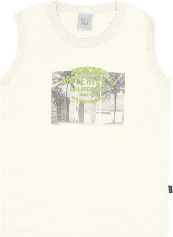 Imagem principal Regata Meia Malha Bege Pulla Bulla Pulla Bulla