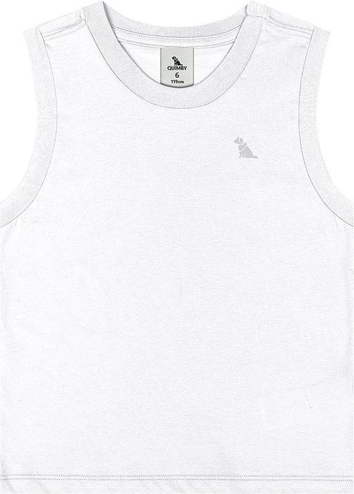 Imagem principal Regata Menino Meia Malha Branco Quimby Quimby