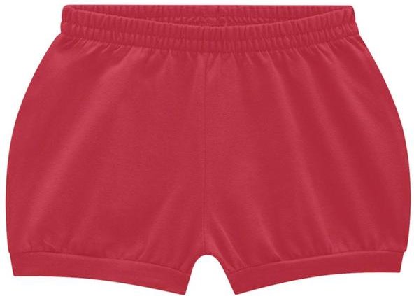 Imagem principal Shorts Bebê Unissex em Malha Vermelho Brandili Baby Brandili Baby
