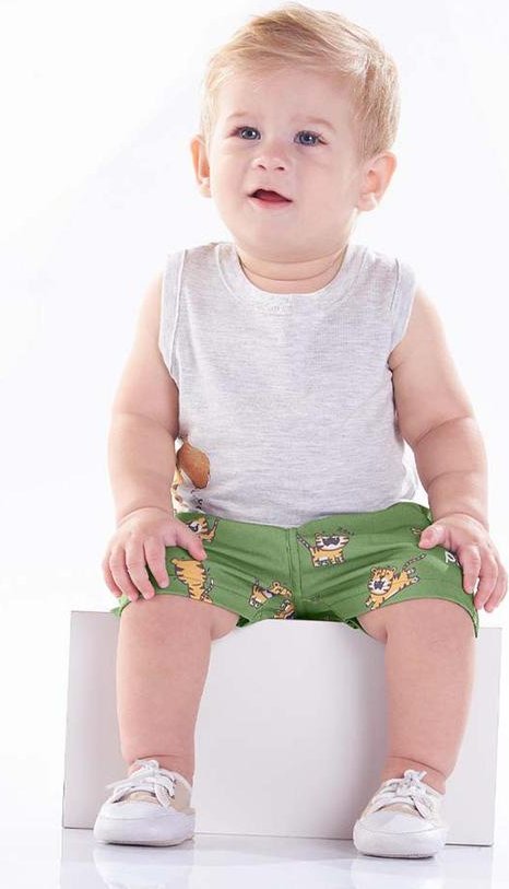 Imagem principal Shorts Malha Verde Pulla Bulla Pulla Bulla