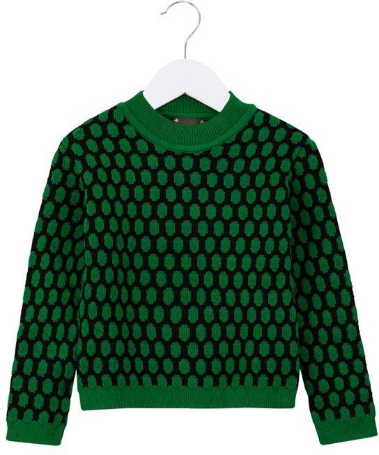 Imagem principal Casaco de Tricot Ponto-Pipoca Verde Bento Bento