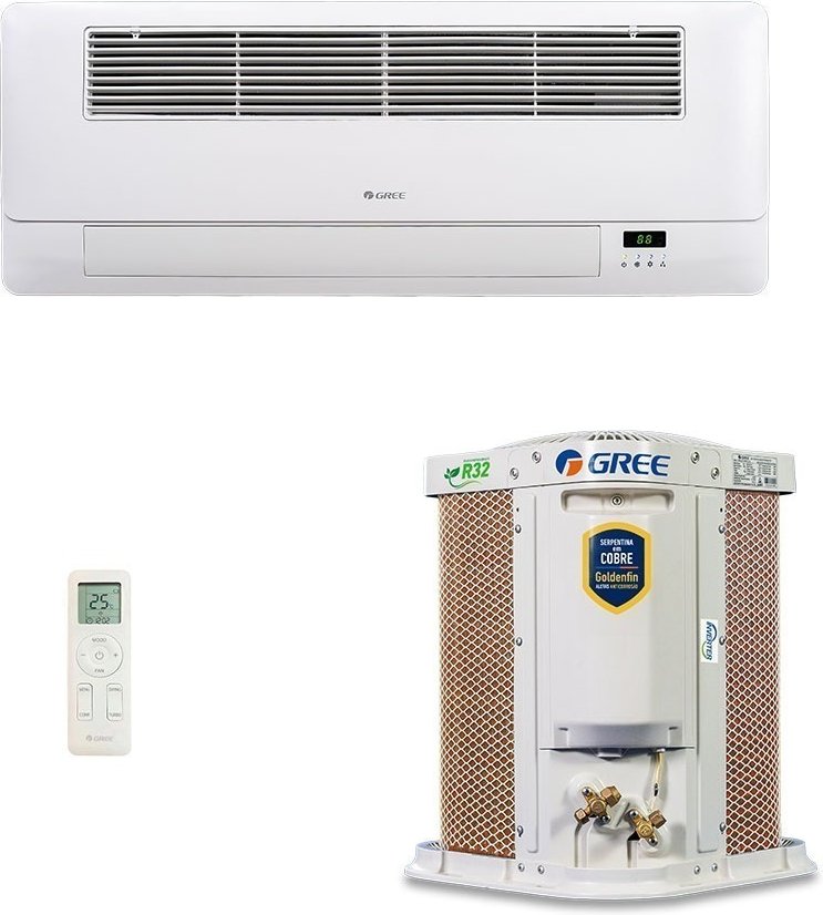 Imagem principal Ar-Condicionado Split Cassete 1 Via Inverter Gree G-Línea 18.000 BTUs R-32 Só Frio 220V Monofásico Branco Branco