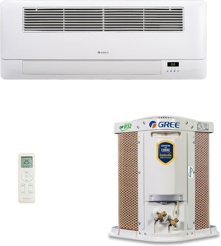 Imagem principal Ar-Condicionado Split Cassete 1 Via Inverter Gree G-Línea 22.000 BTUs R-32 Só Frio 220V Monofásico Branco Branco