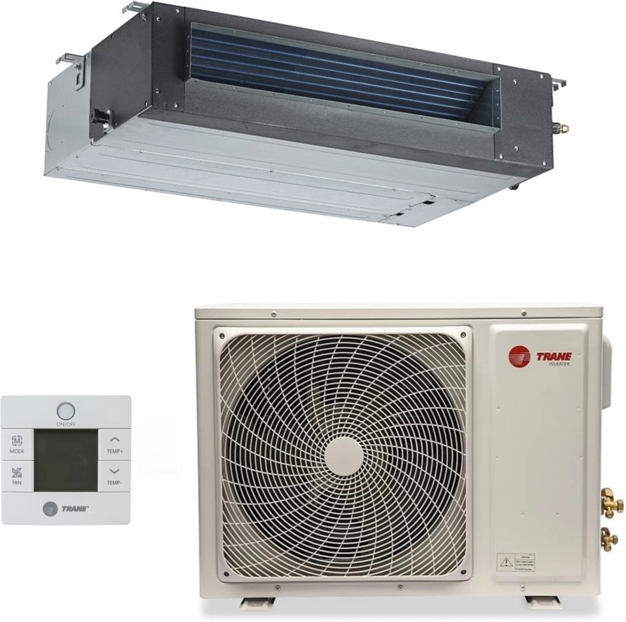 Imagem principal Ar-Condicionado Split Duto Inverter Trane U-Match 36.000 BTUs Quente/Frio 220V Monofásico Cinza Cinza