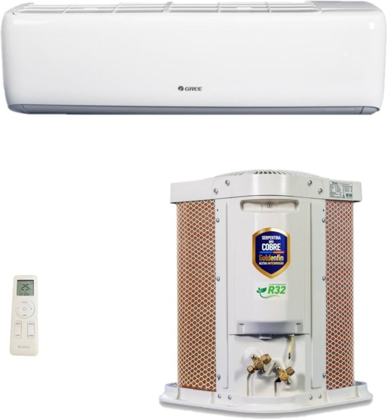 Imagem principal Ar Condicionado Split HW G-Top Auto Inverter Wi-Fi Gree 24.000 BTUs Só Frio 220V Branco Branco