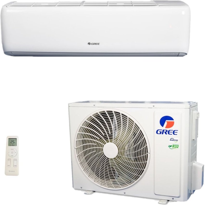 Imagem principal Ar-Condicionado Inverter Split Hi Wall G-Top Auto Wi-Fi Gree 30.000 BTUs Quente/Frio 220V Branco Branco