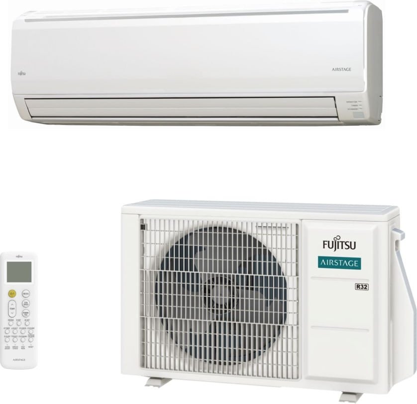 Imagem principal Ar-Condicionado Split HW Inverter Fujitsu Airstage Premium 18.000 BTUs R-32 Quente/Frio 220V Branco Branco