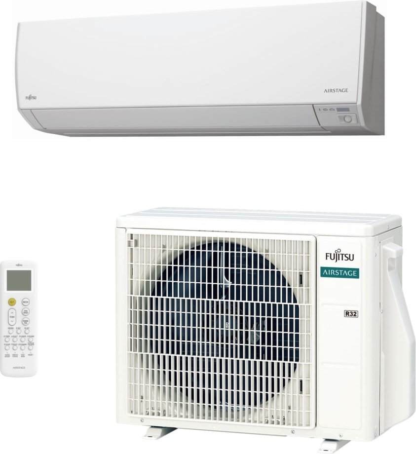 Imagem principal Ar-condicionado Split HW Inverter Fujitsu Airstage Premium 9.000 BTUs R-32 Só Frio 220V Branco Branco