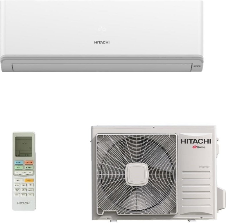 Imagem principal Ar-Condicionado Split HW Inverter Hitachi AirHome 600 9.000 BTUs Só Frio 220V Branco Branco