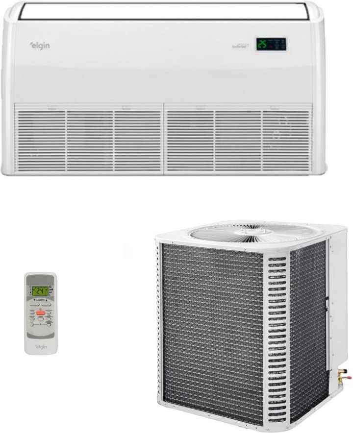 Imagem principal Ar-Condicionado Split Piso Teto Inverter Eco R-32 Elgin 36.000 BTUs Só Frio 220V Monofásico Branco Branco