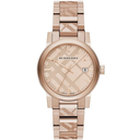 Burberry BU9039 Rose GoldTone Dial Stainless Steel Unisex Watch