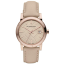 Burberry BU9109 Rose Gold Tone Beige Check Dial Women's Watch