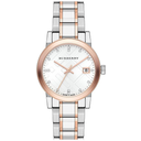 Burberry BU9127 Silver Dial Two-tone Ladies Watch