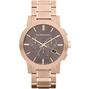 Burberry BU9353 Taupe Chronograph Dial Rose Gold Plated Steel Men's Watch
